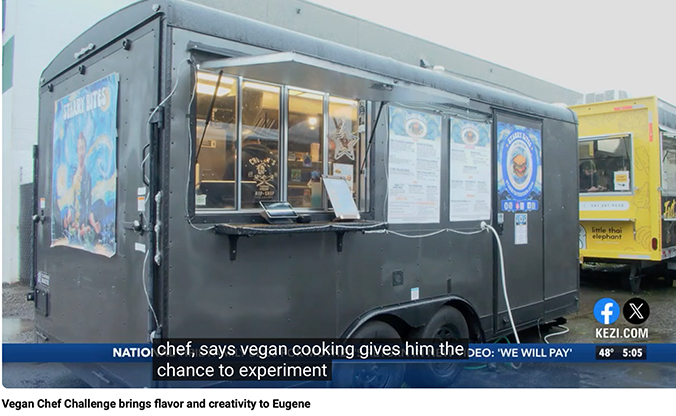 KEZI 9 Eugene Vegan Chef Challenge